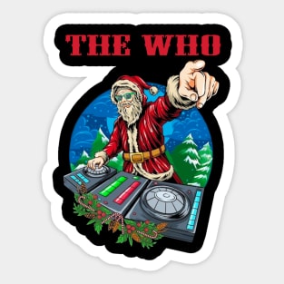 THE WHO BAND XMAS Sticker